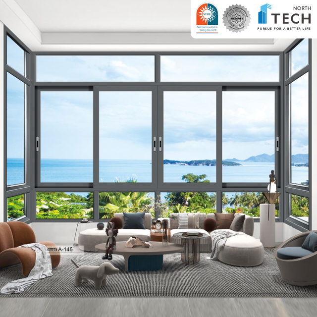 Pinasadyang soundproof sliding windows mag -aliw sa opisina