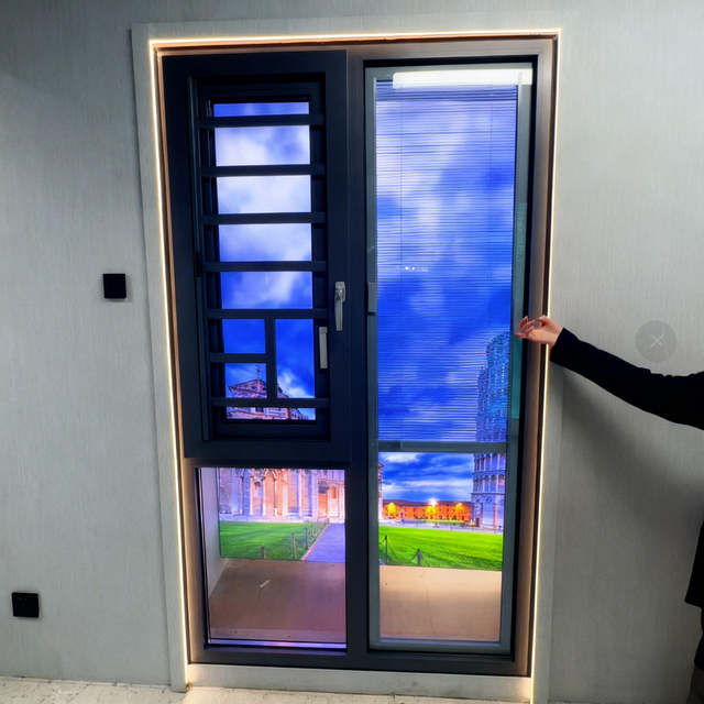 စွမ်းအင်သုံး အလူမီနီယမ် Louvres Windows နှင့် တံခါး